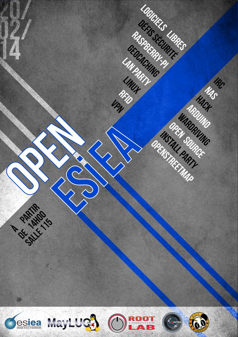 affiche Open ESIEA 2014