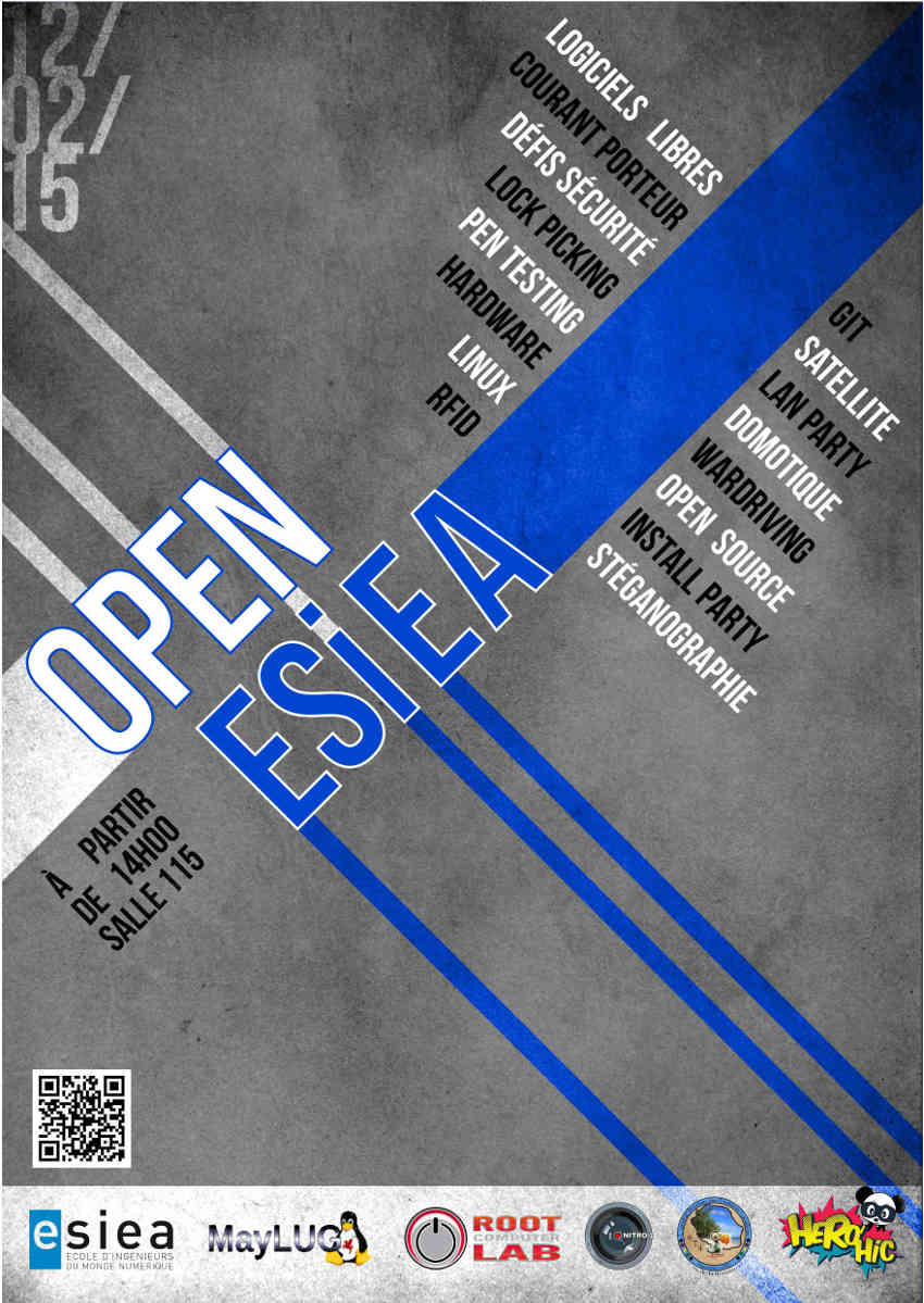 affiche Open ESIEA 2015