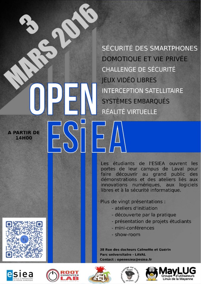 affiche Open ESIEA 2016