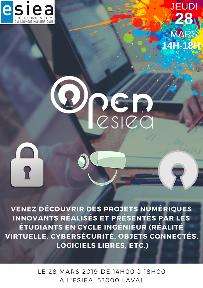 affiche Open ESIEA 2019