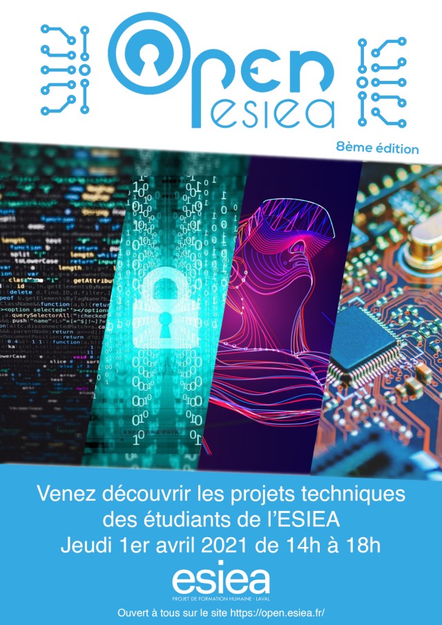 affiche Open ESIEA 2021