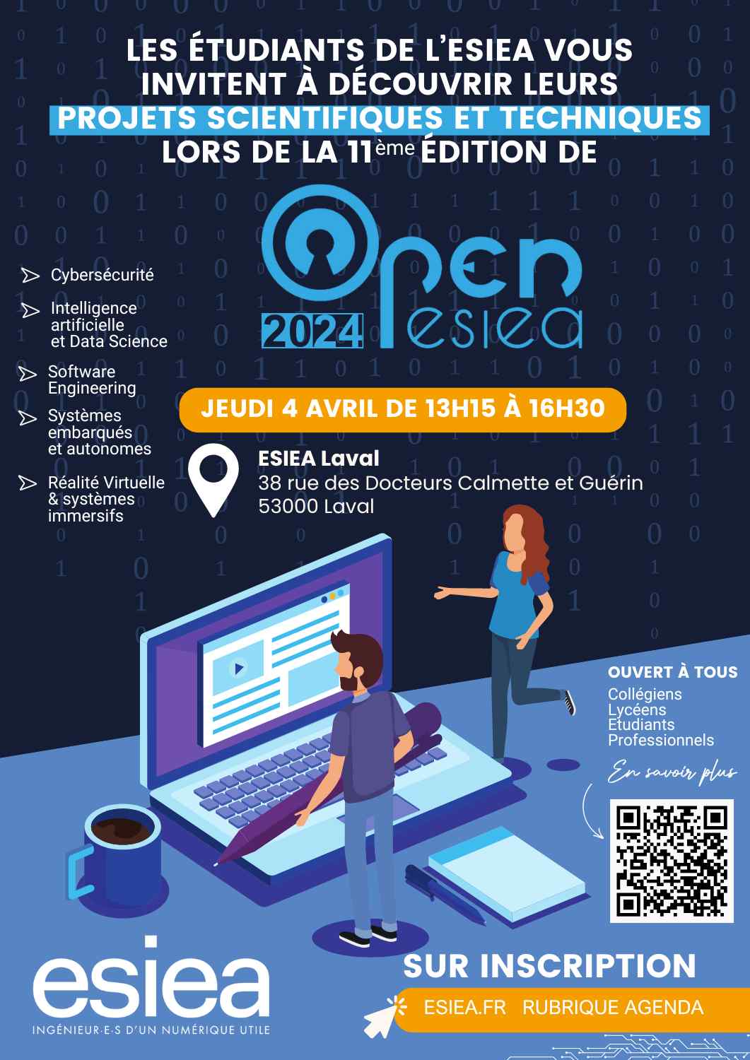 affiche Open ESIEA 2024