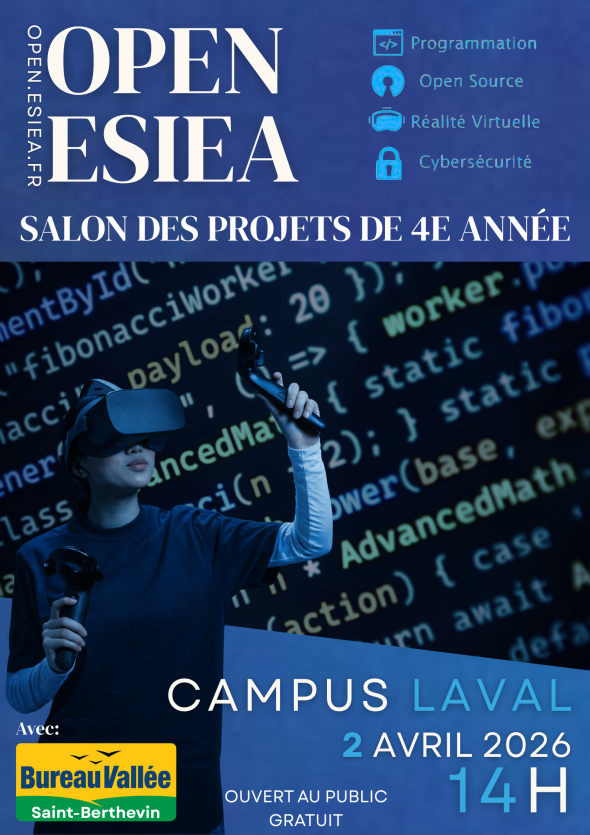affiche Open ESIEA 2026